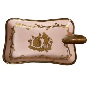 Carlin Comforts Pink Porcelain Dresser Ashtray